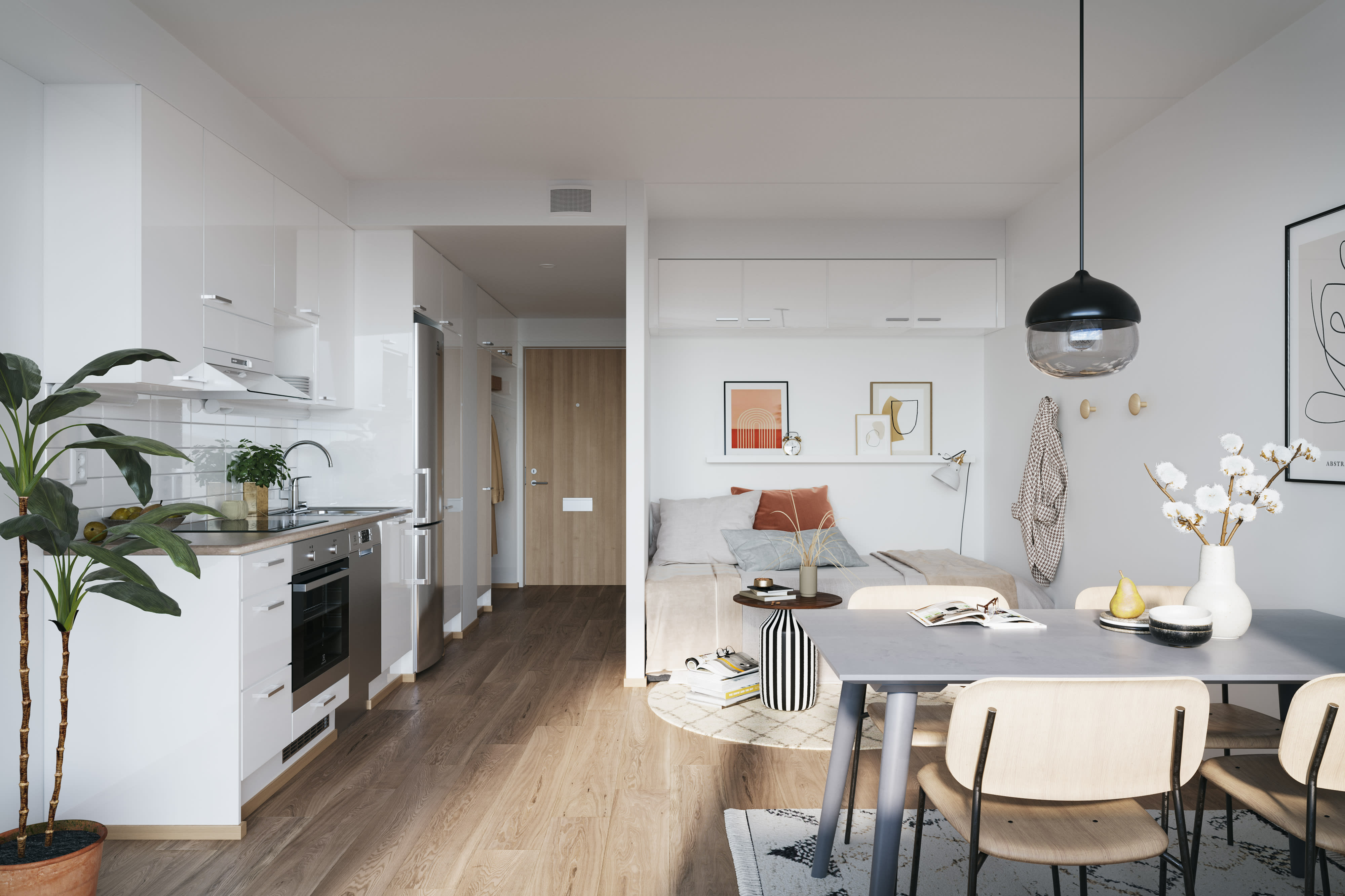 Kivikerkkä yksiö 24.5m2