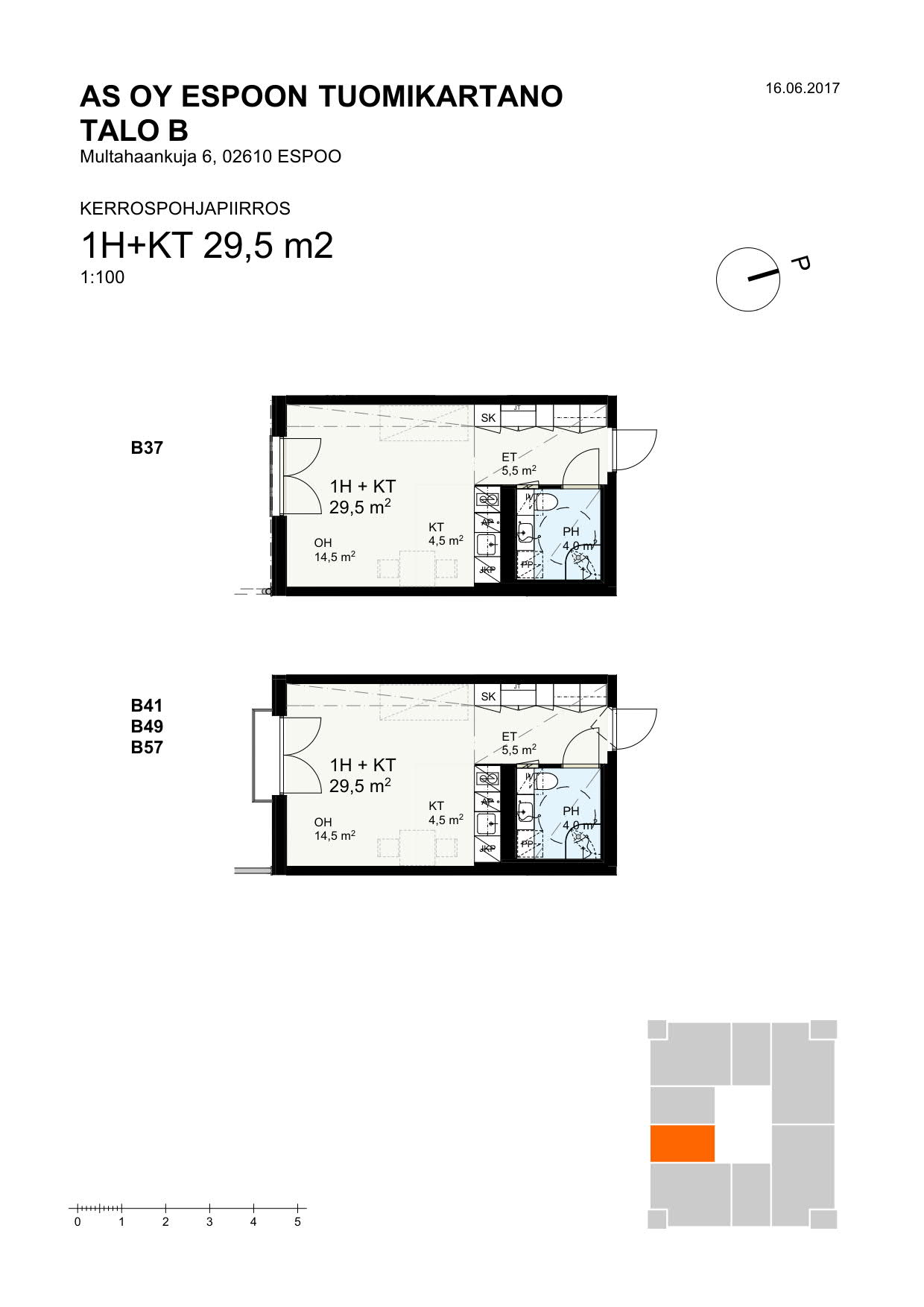Tuomikartano B37, B41, B49, B57