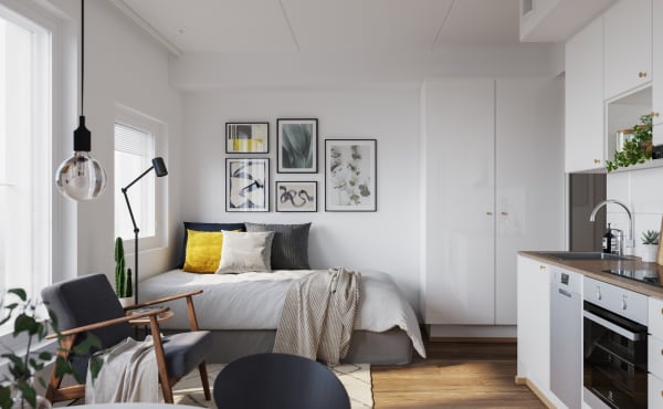 Tikkurila H8 olohuone