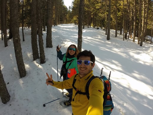 Escapada a Sant Joan de l'Erm con raquetas de nieve