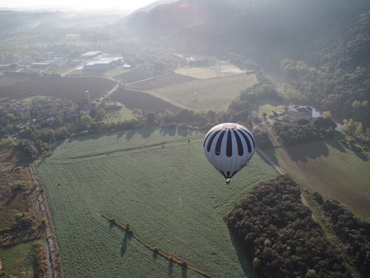 Escapada y vuelo en globo por la Garrotxa
