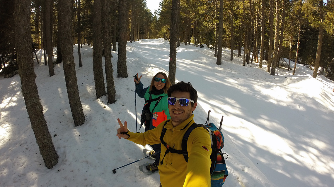 Raquetes de neu a Sant Joan de l’Erm