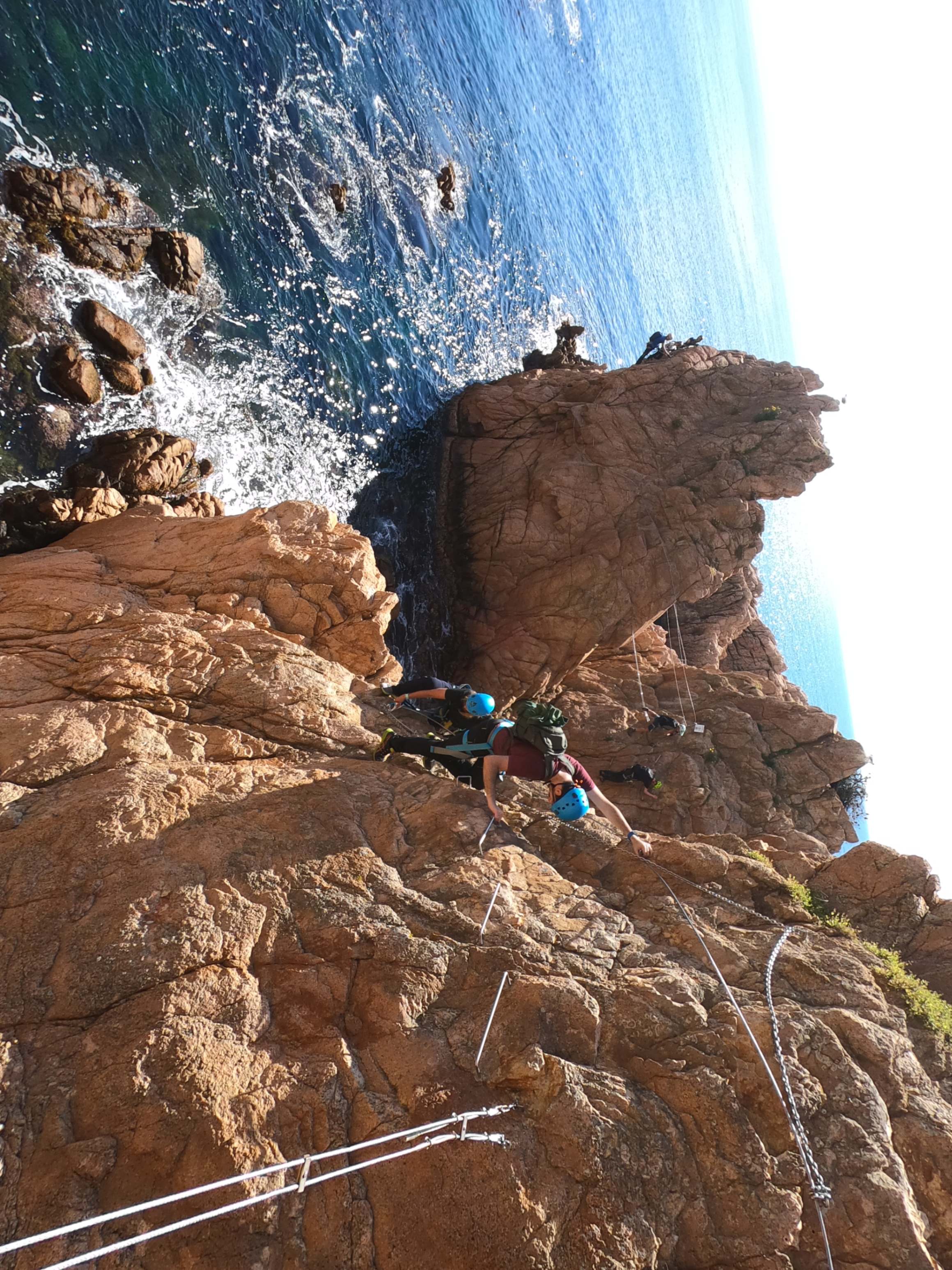 Via ferrata la Cala del Molí a la Costa Brava