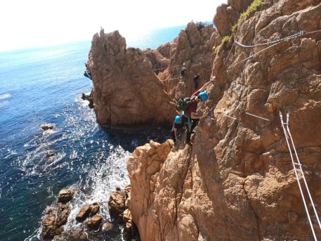 Via ferrata la Cala del Molí a la Costa Brava
