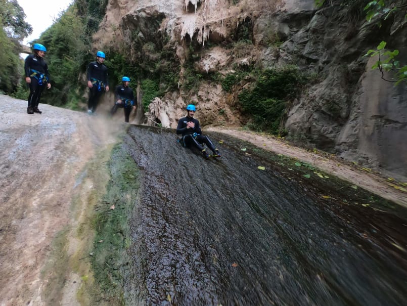 Barranquisme a Estrets de Castellar a Castellar del Vallès