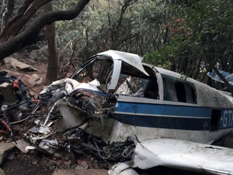 Avioneta estavellada a Santa Fe - 0