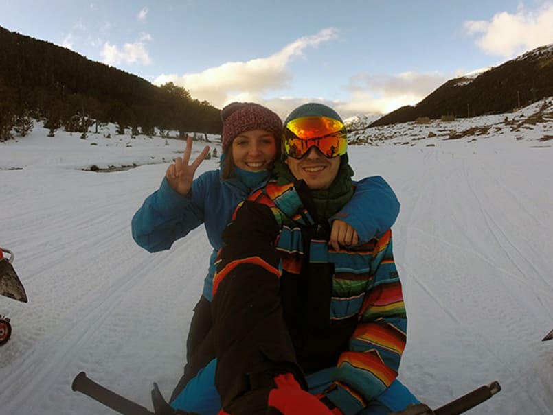 Moto de neu a Andorra - 1