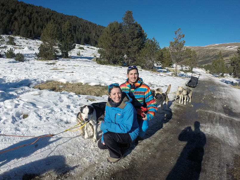 Trineu amb gossos a Andorra - 1