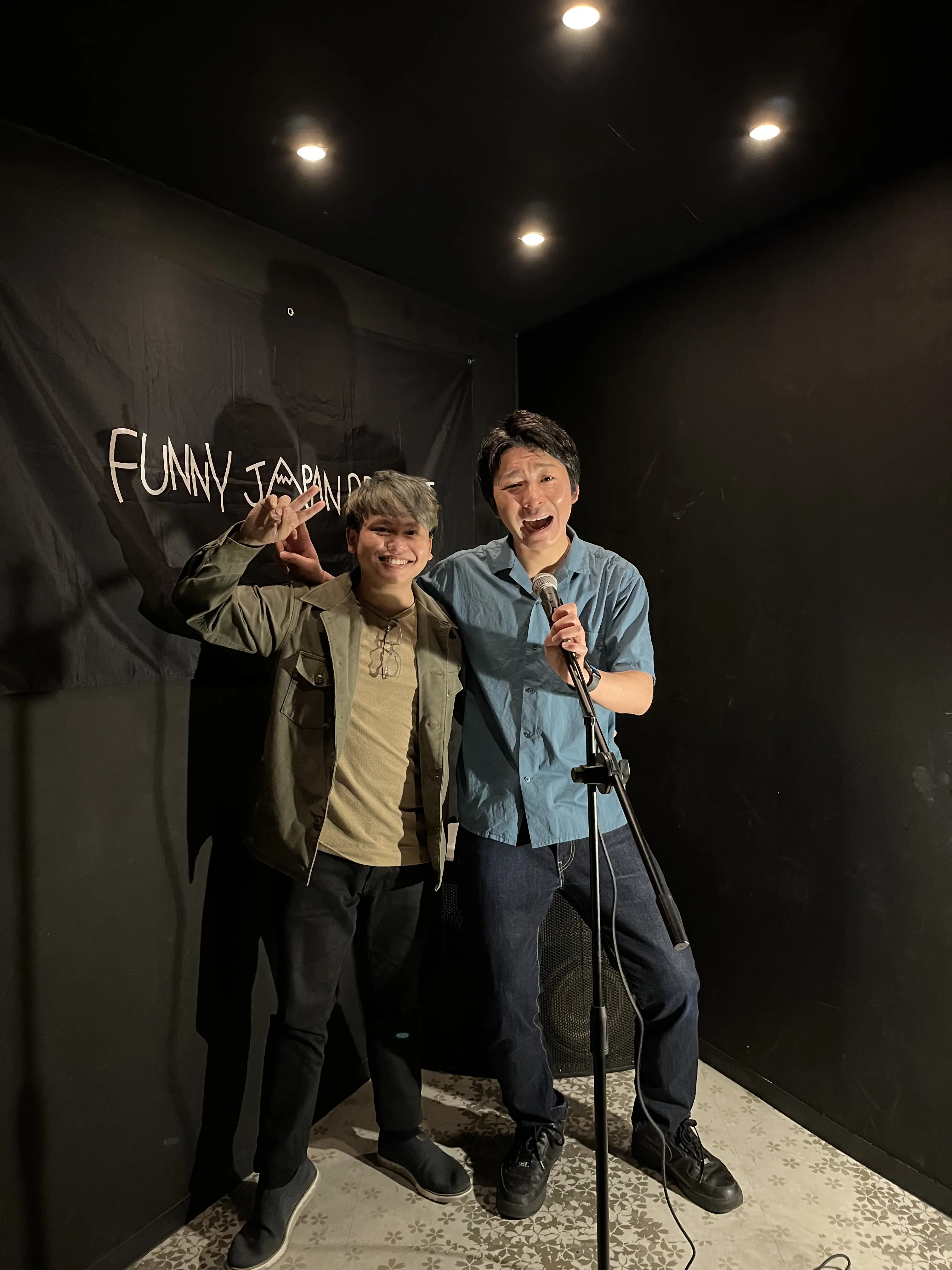 With Meshida live at Asakusa