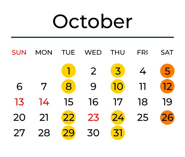 october