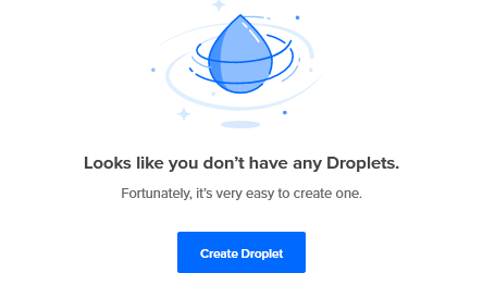 Digitalocean Emptry Droplets