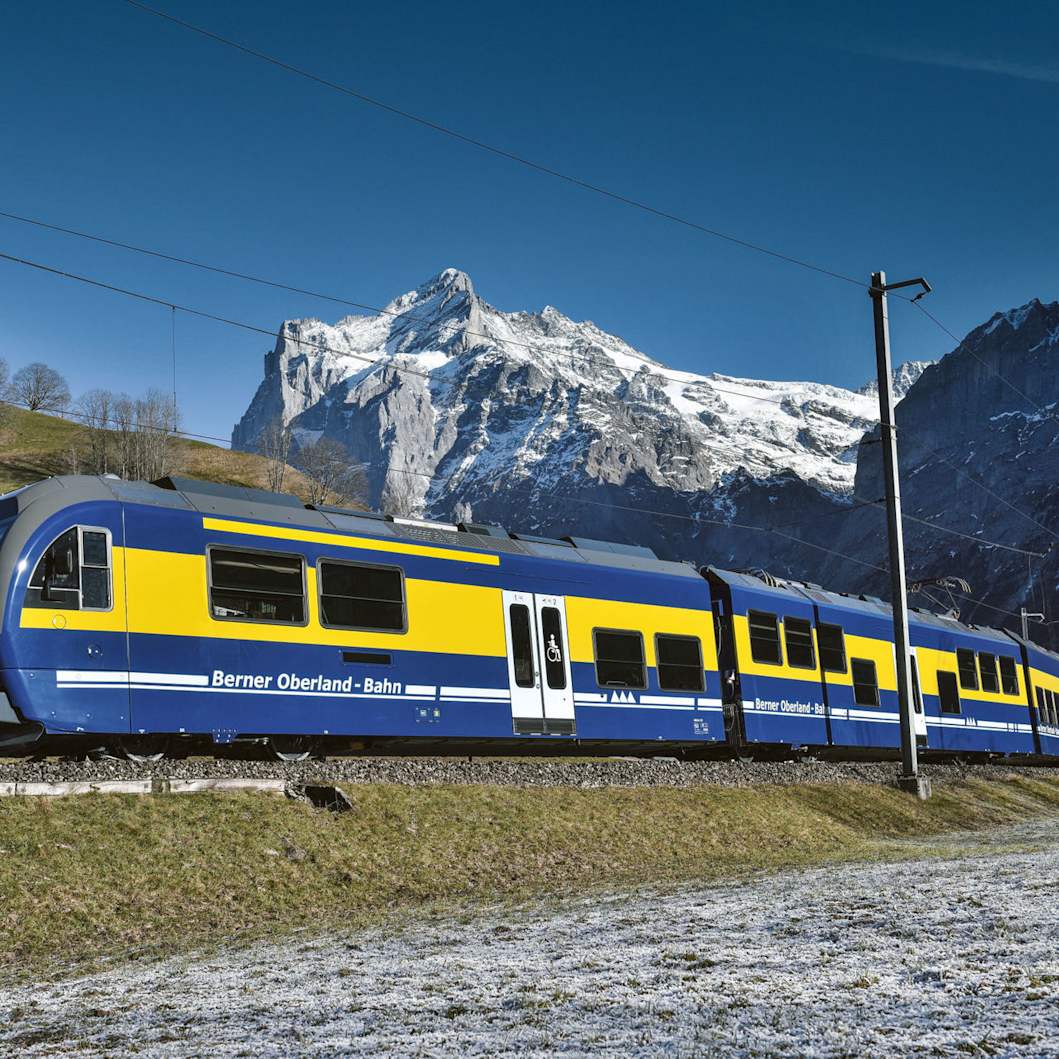 Berner oberlandbahn wetterhorn sommer
