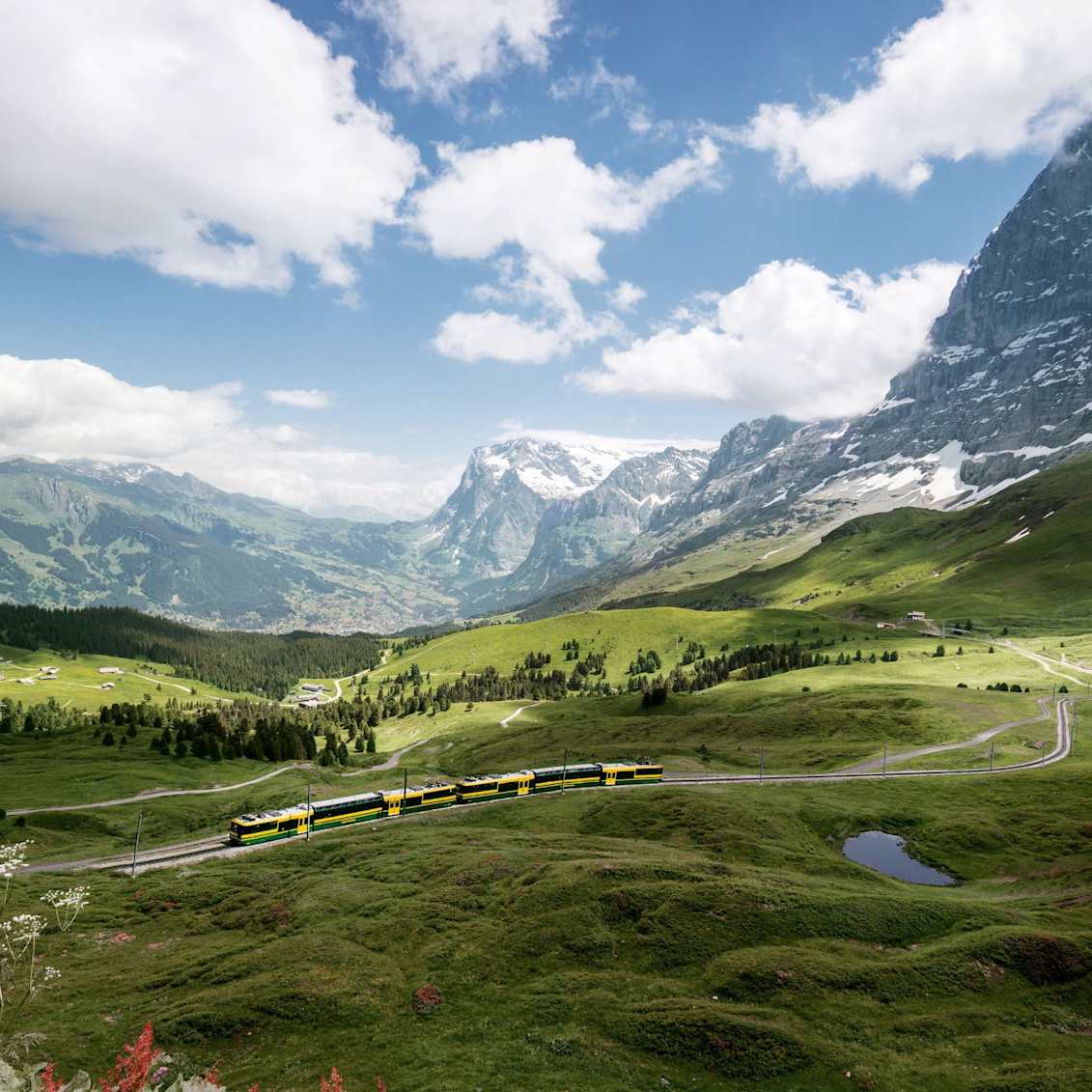 Kleine scheidegg wengeralpbahn sommer kl