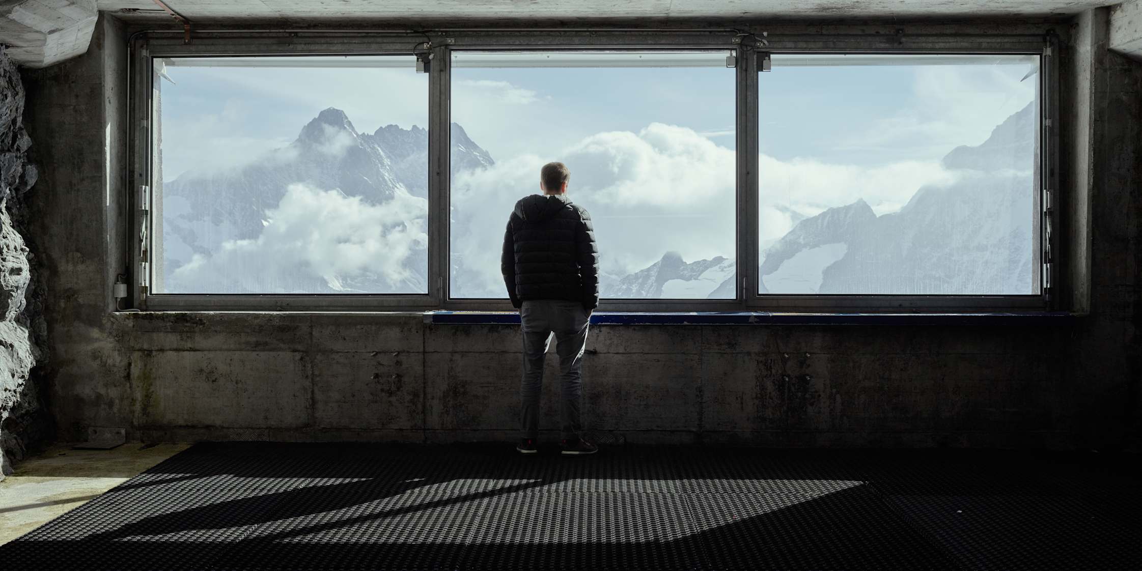 Jungfrau Railway station Eismeer (Sea of Ice) view Jungfraujoch