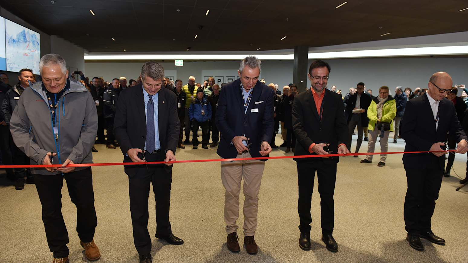 V Bahn Offizieller Eroeffnungsakt im Grindelwald Terminal 2