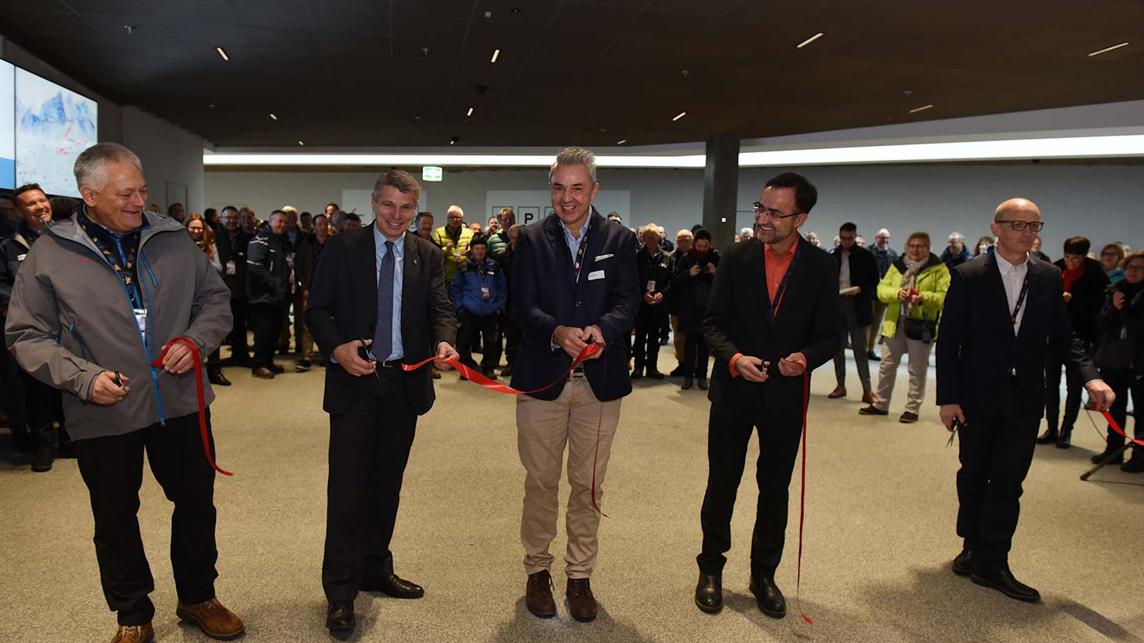 V Bahn Offizieller Eroeffnungsakt im Grindelwald Terminal