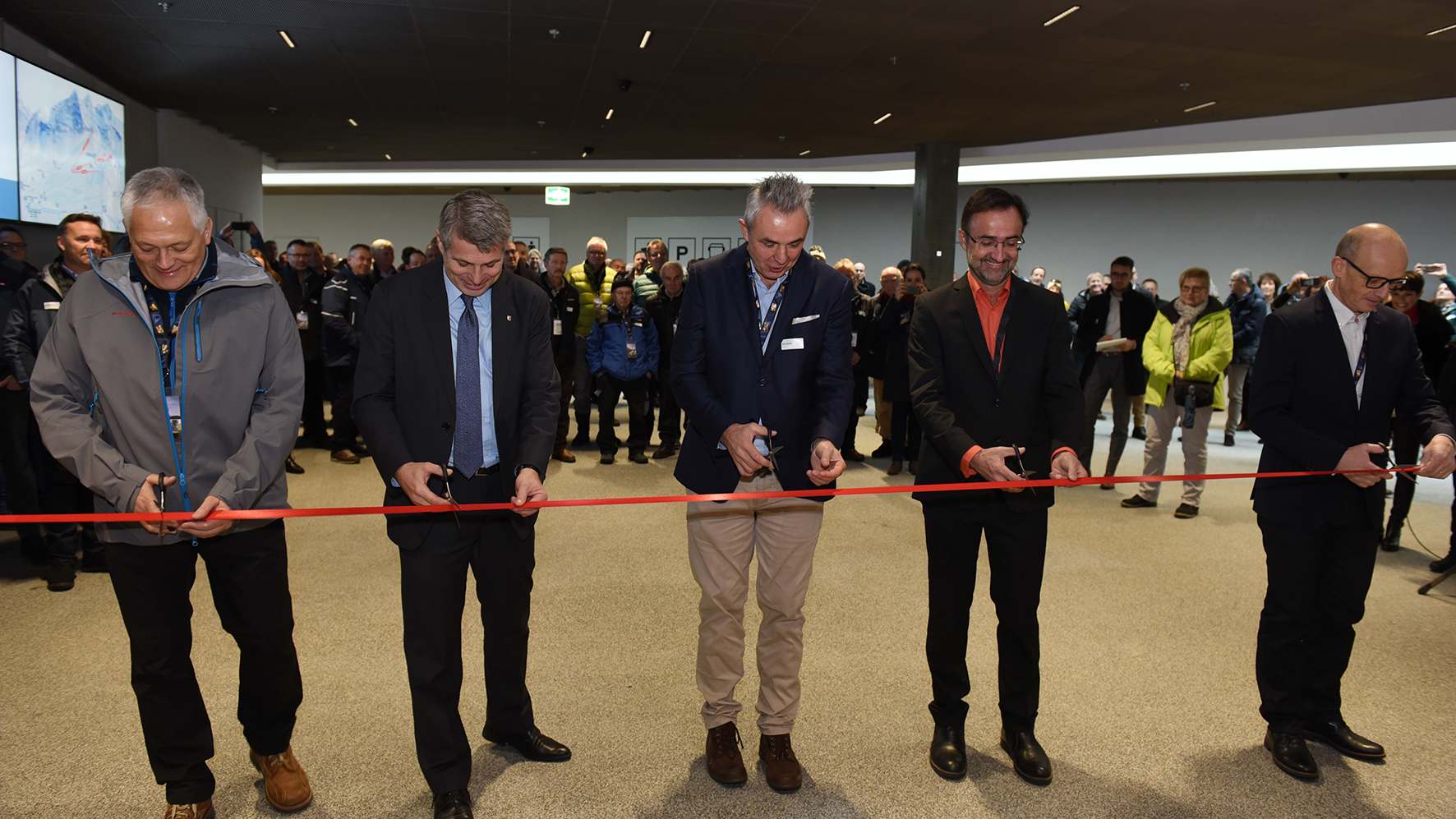 V Bahn Offizieller Eroeffnungsakt im Grindelwald Terminal 2
