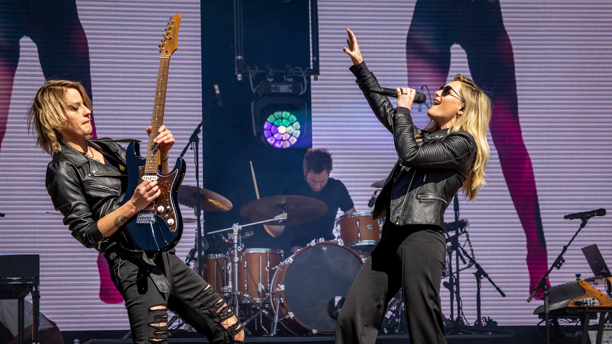 Helene Fischer und ihre Band in Action