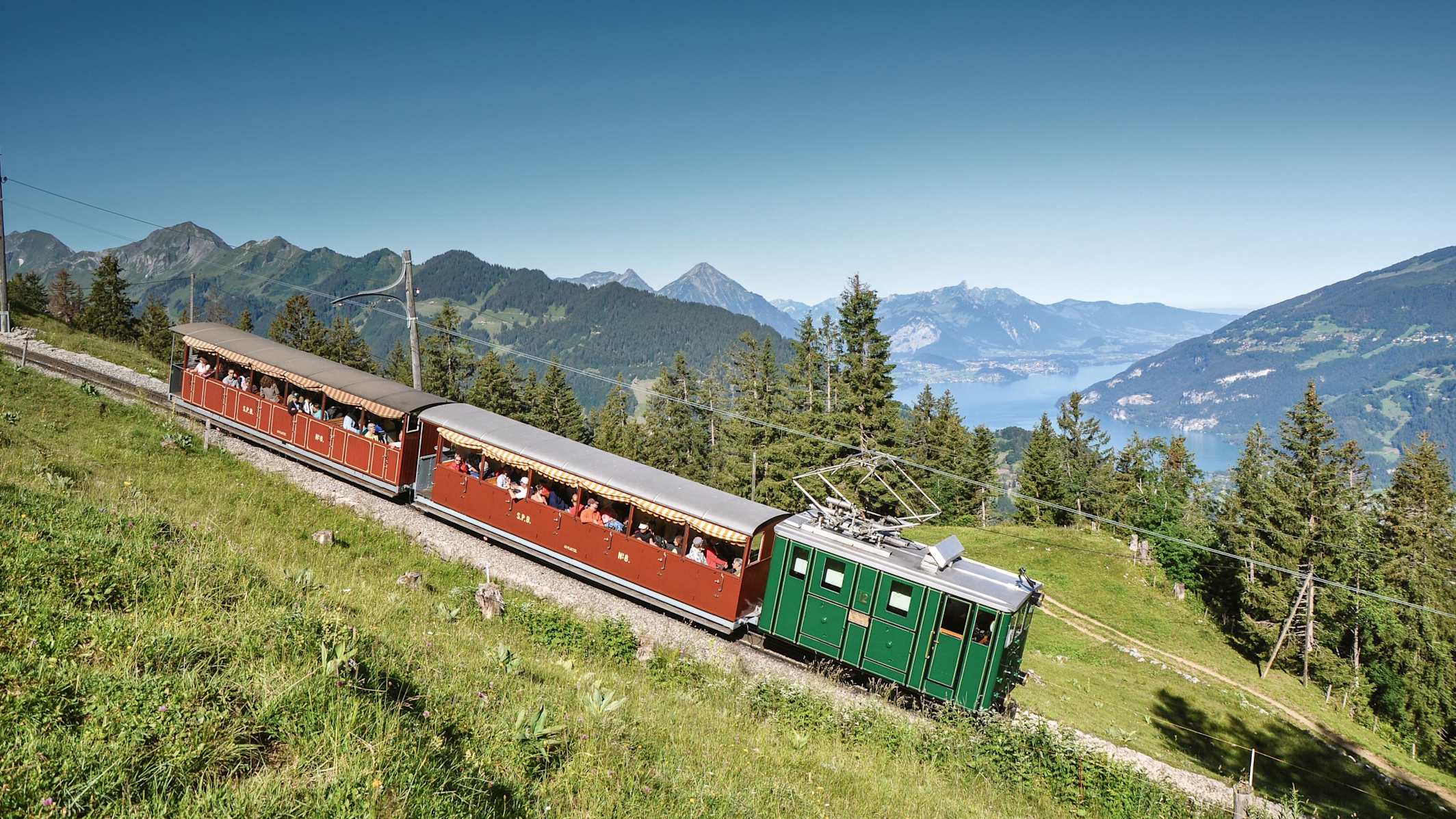 Schynige Platte Bahn mit Thunersee kl