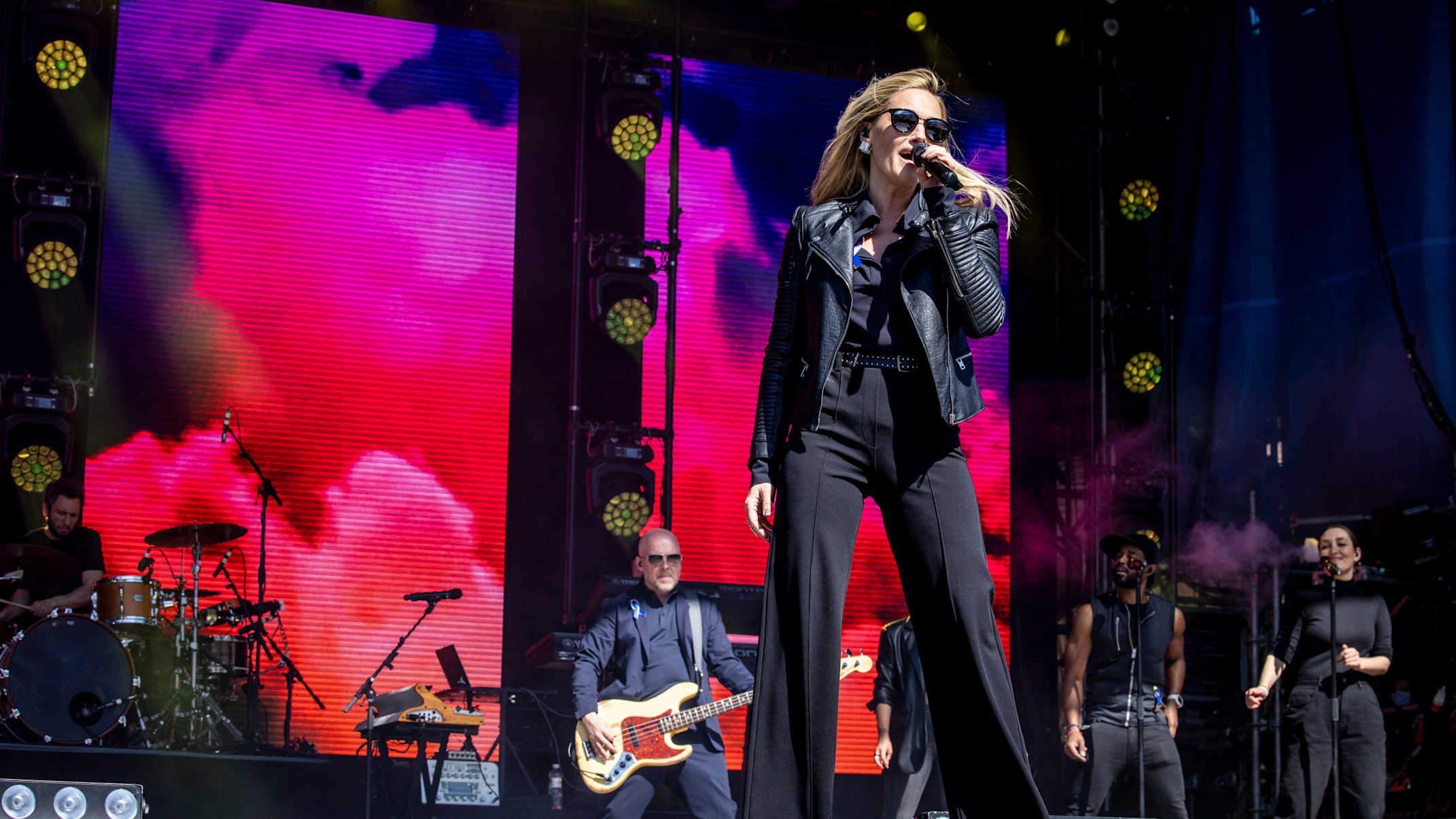 Helene Fischer und Band am 23 SnowpenAir