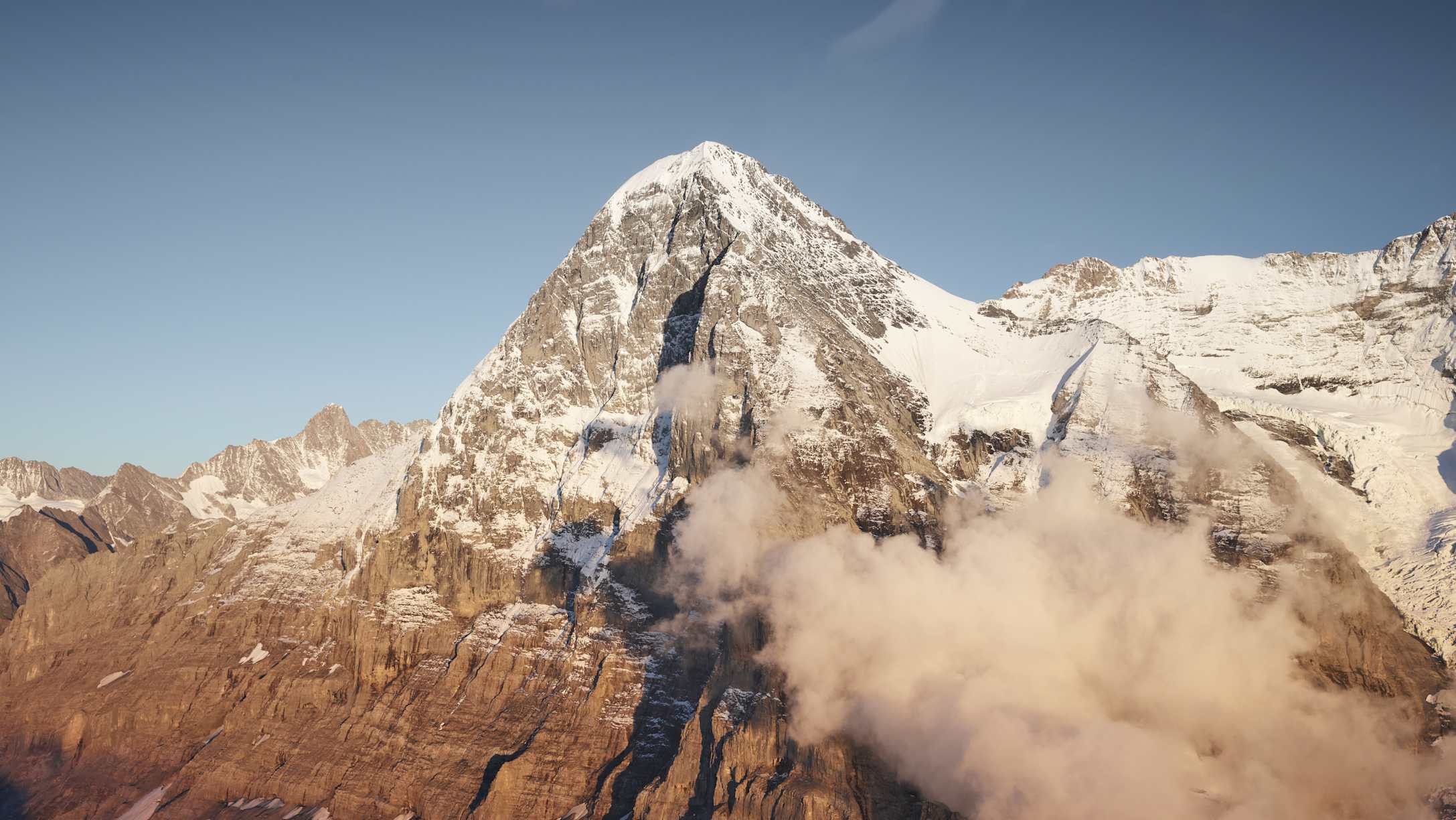 Eigernordwand Panorama Sommer