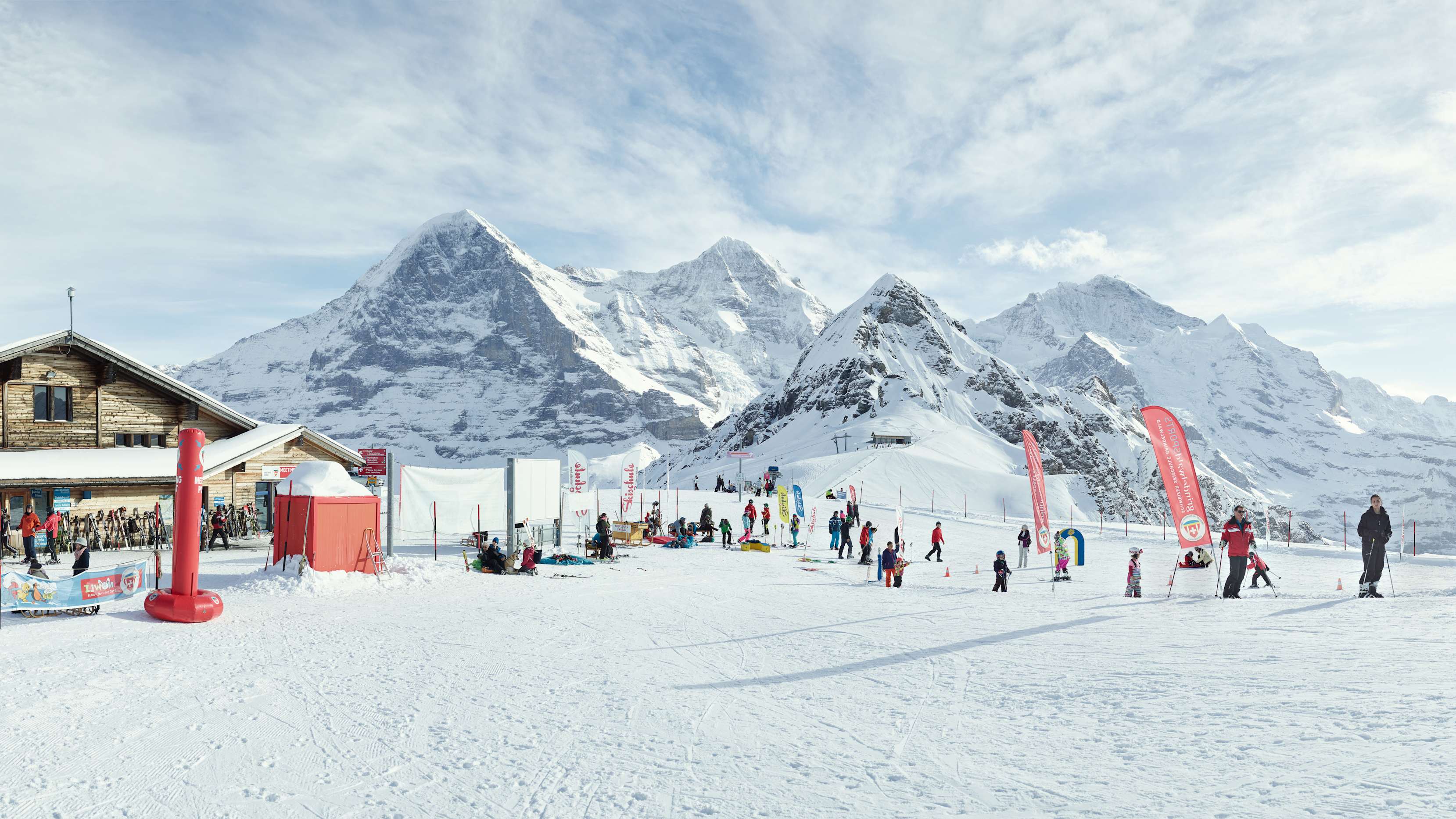 Skigebiet Grindewald Wengen Kinderparadies Männlichen