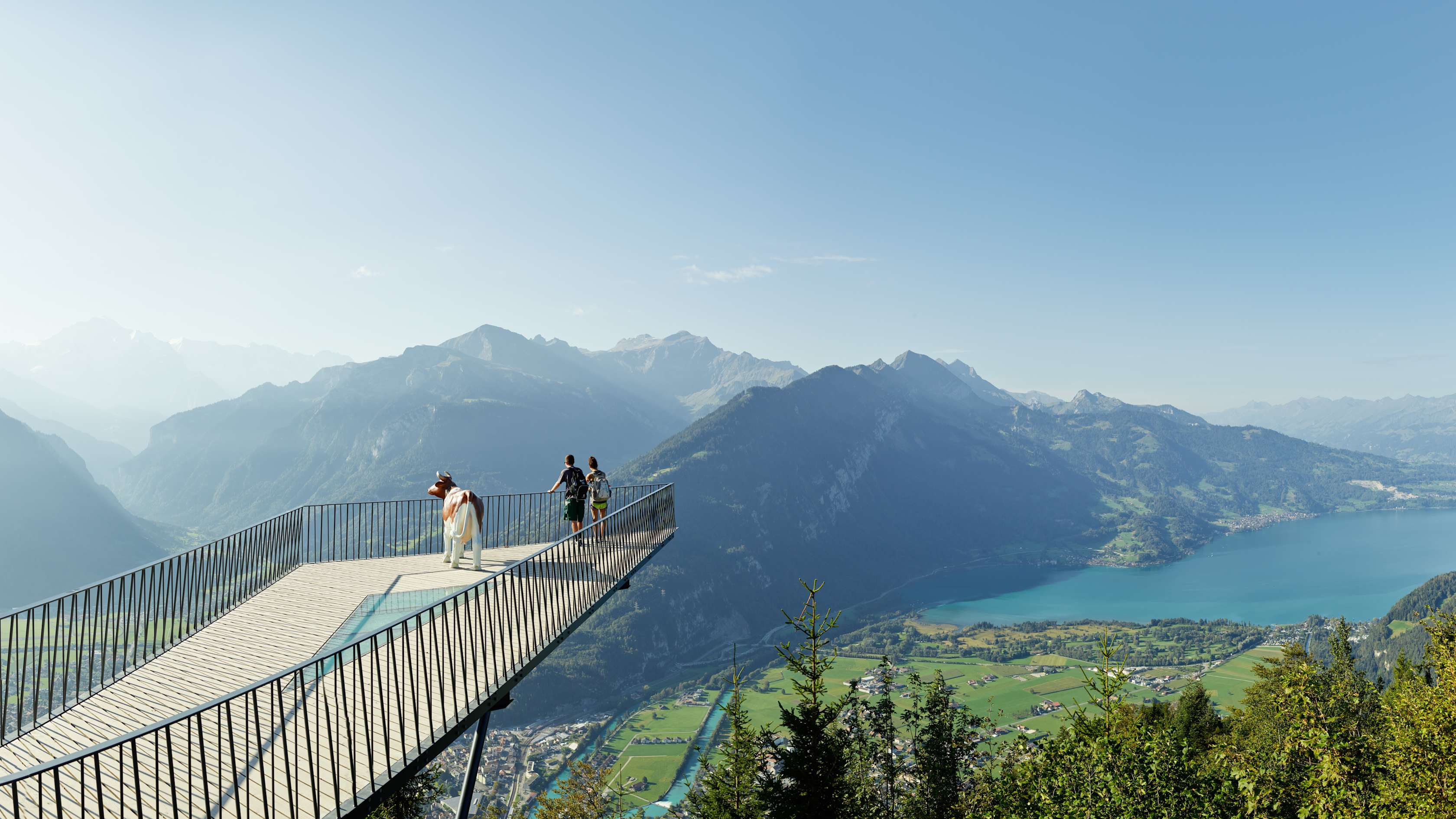 Harder Kulm Aussichtsplattform Panorama