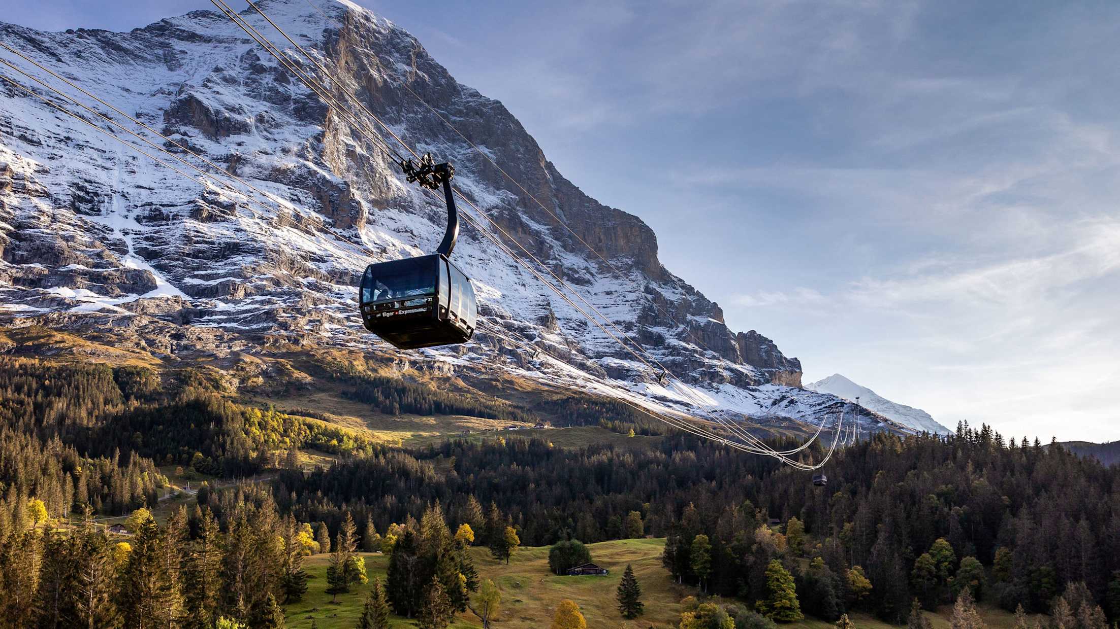 1 1 Eiger Express Grindelwald Eigernordwand Weitansicht