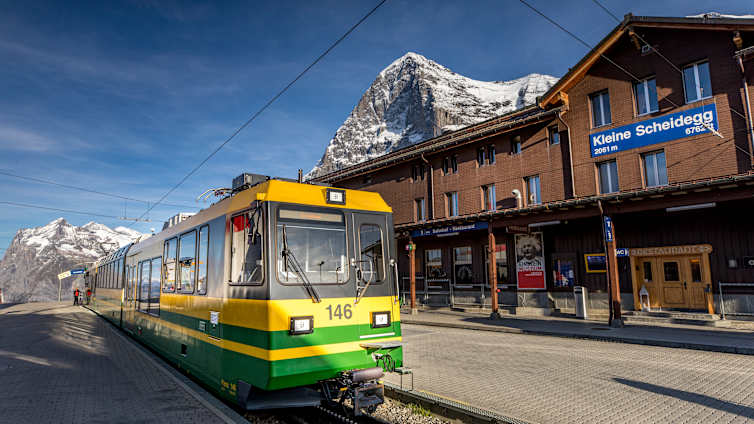 Bahnhof Kleine Scheidegg Winter