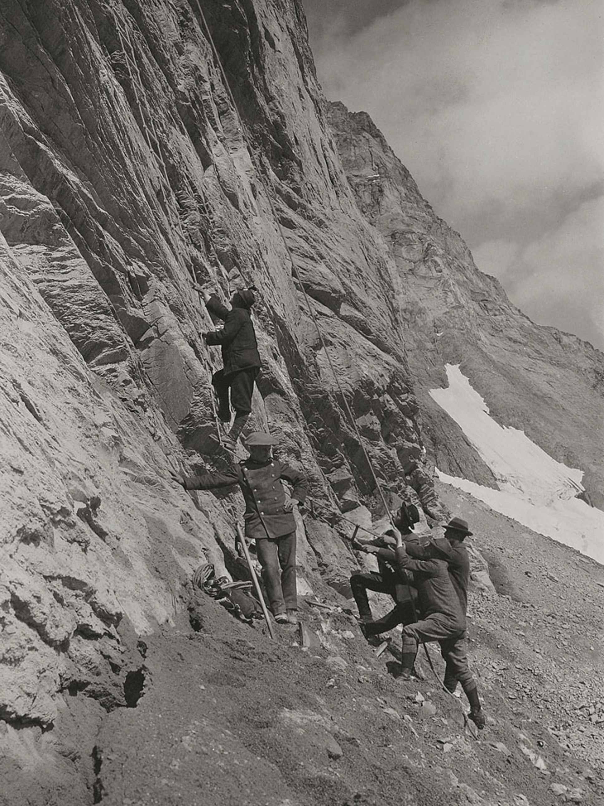 Bau der Jungfraubahn07