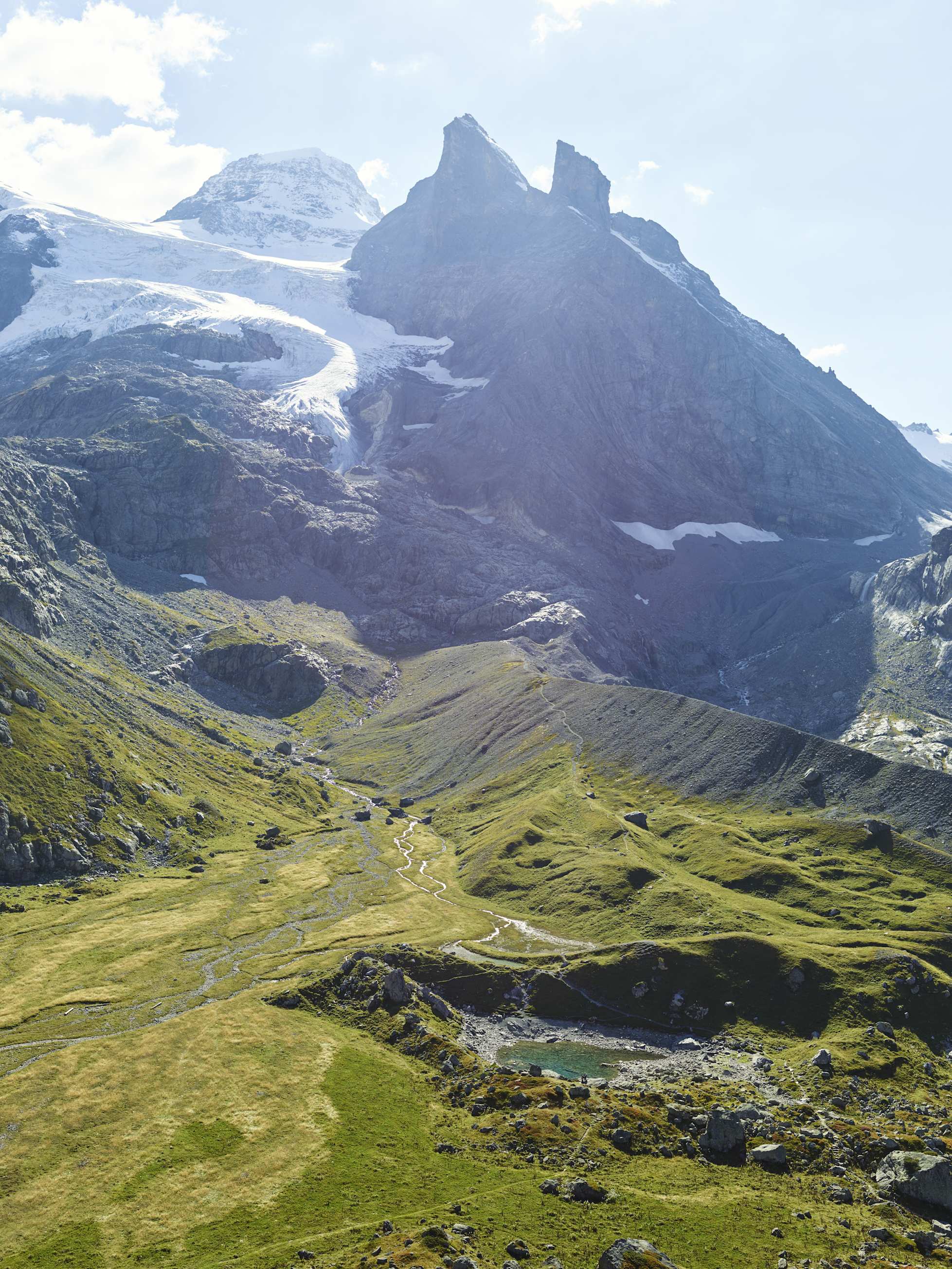 Oberhornsee Tschingelhorn Lauterbrunnental Sommer
