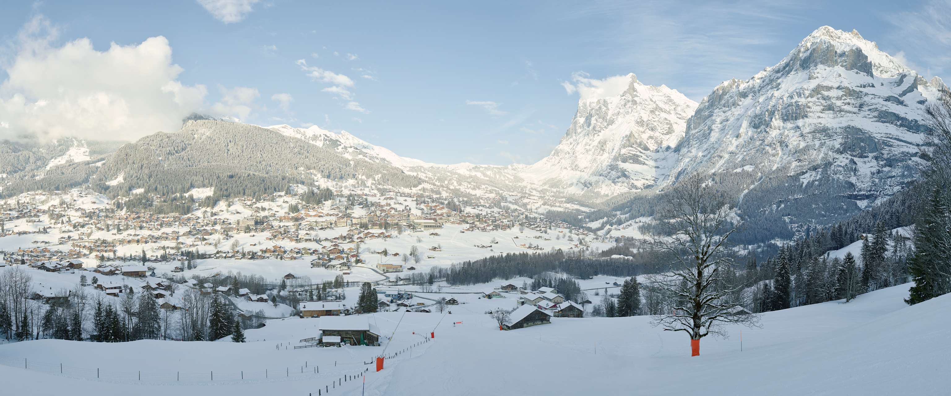 Grindelwald Winter Wetterhorn Mattenberg