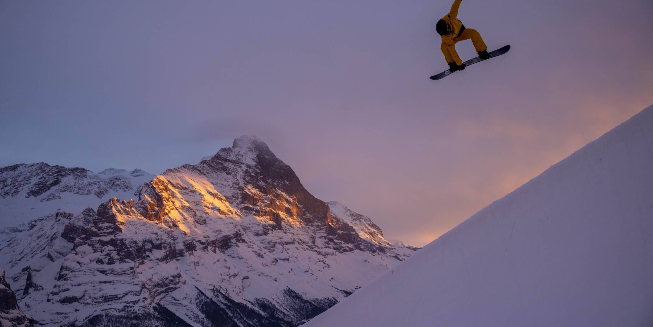 Snowpark Grindelwald First Halfpipe