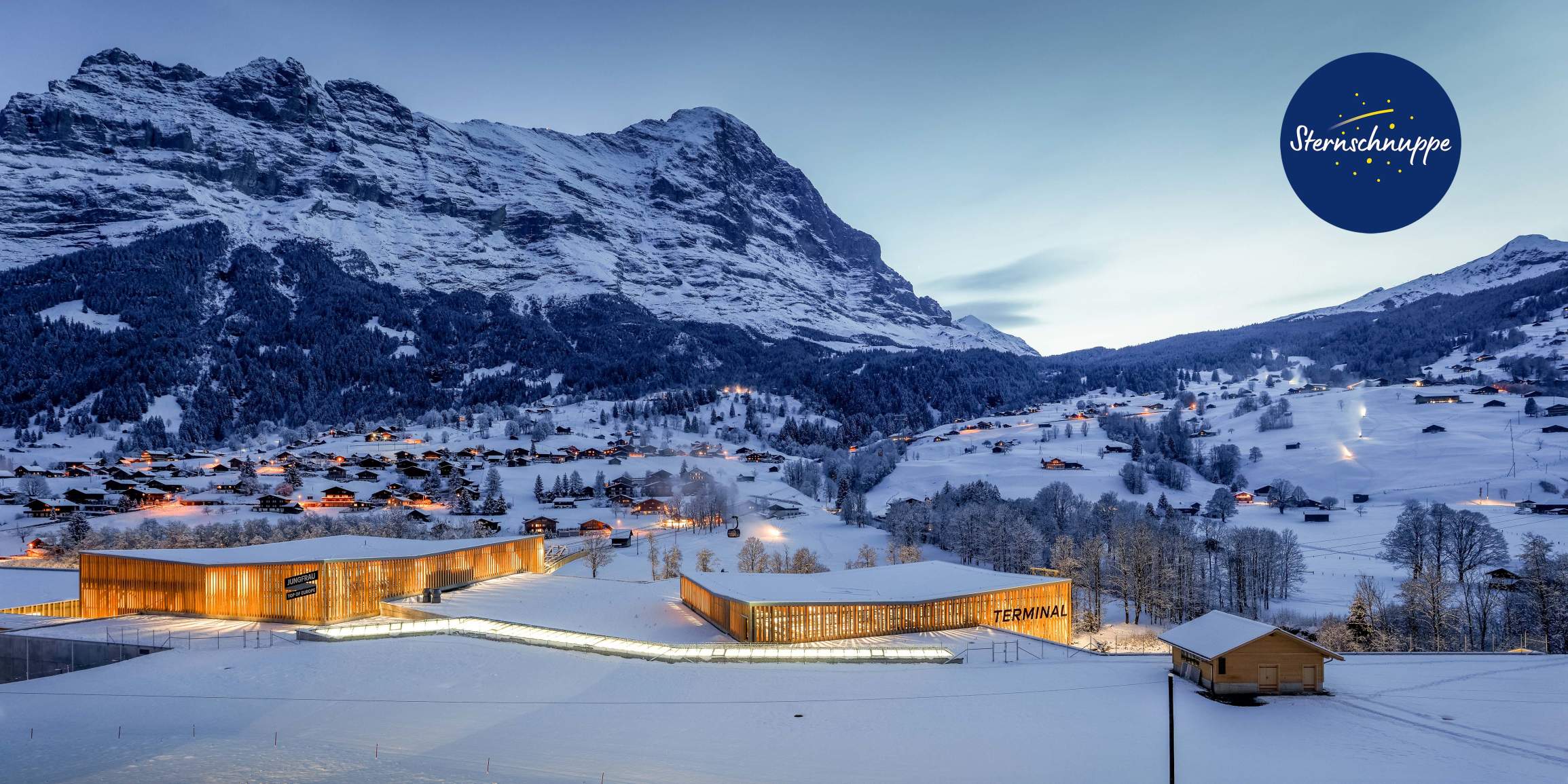 Grindelwald Terminal Spende Weihnachtskugeln Sternschnuppe 2