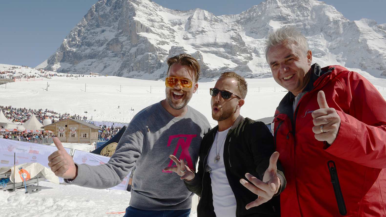 DJ Antoine James Morrison und Urs Kessler