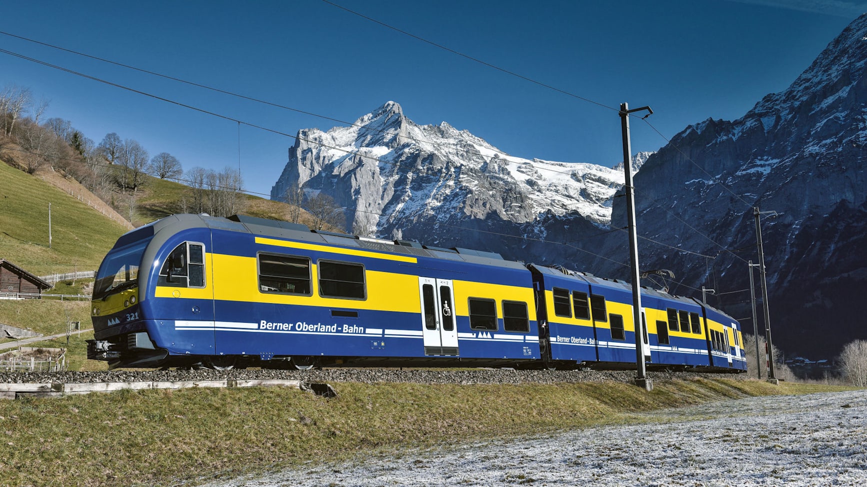 Berner oberlandbahn wetterhorn sommer