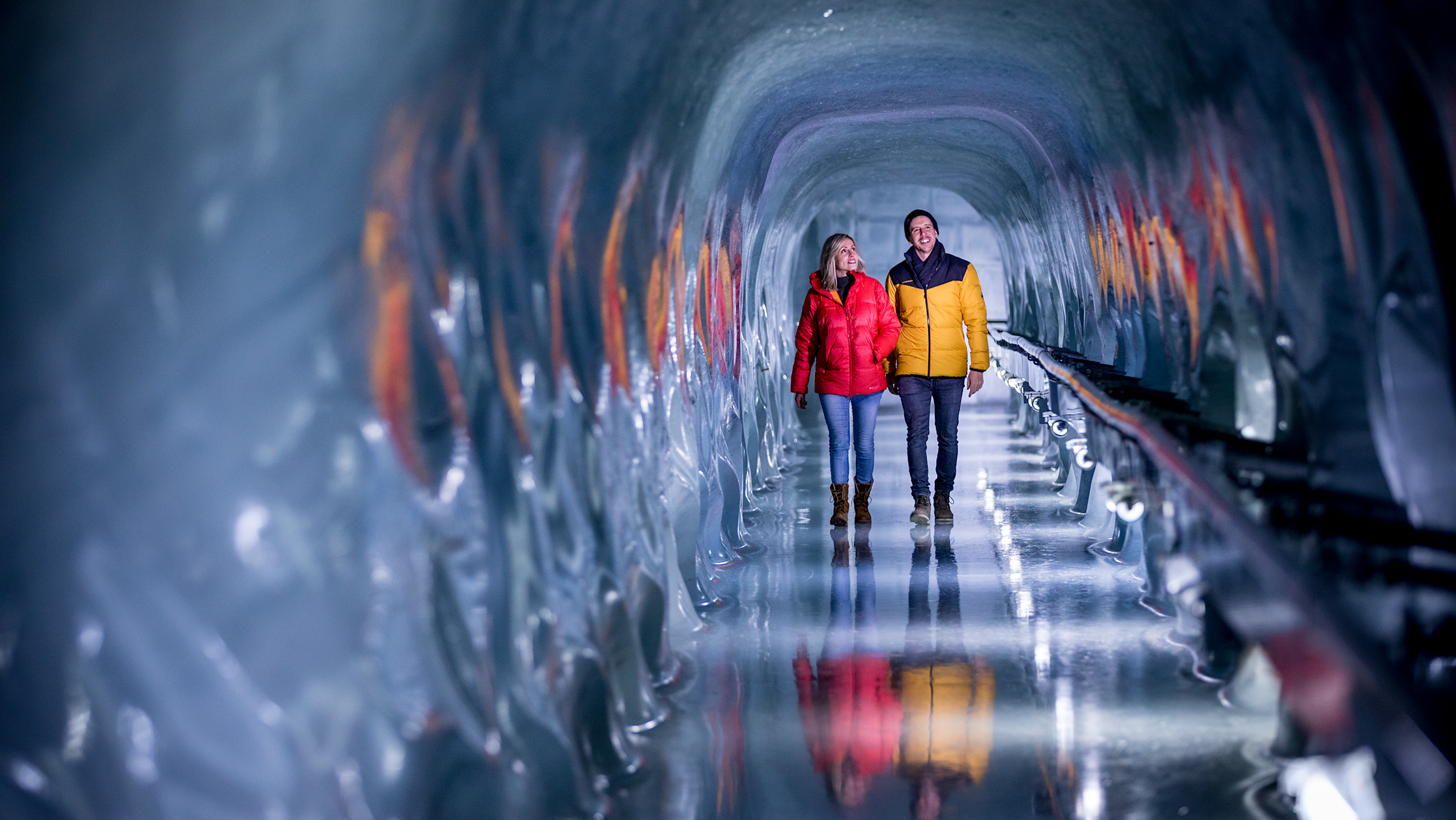 Jungfraujoch Ice Palace Sculptures de glace Glacier