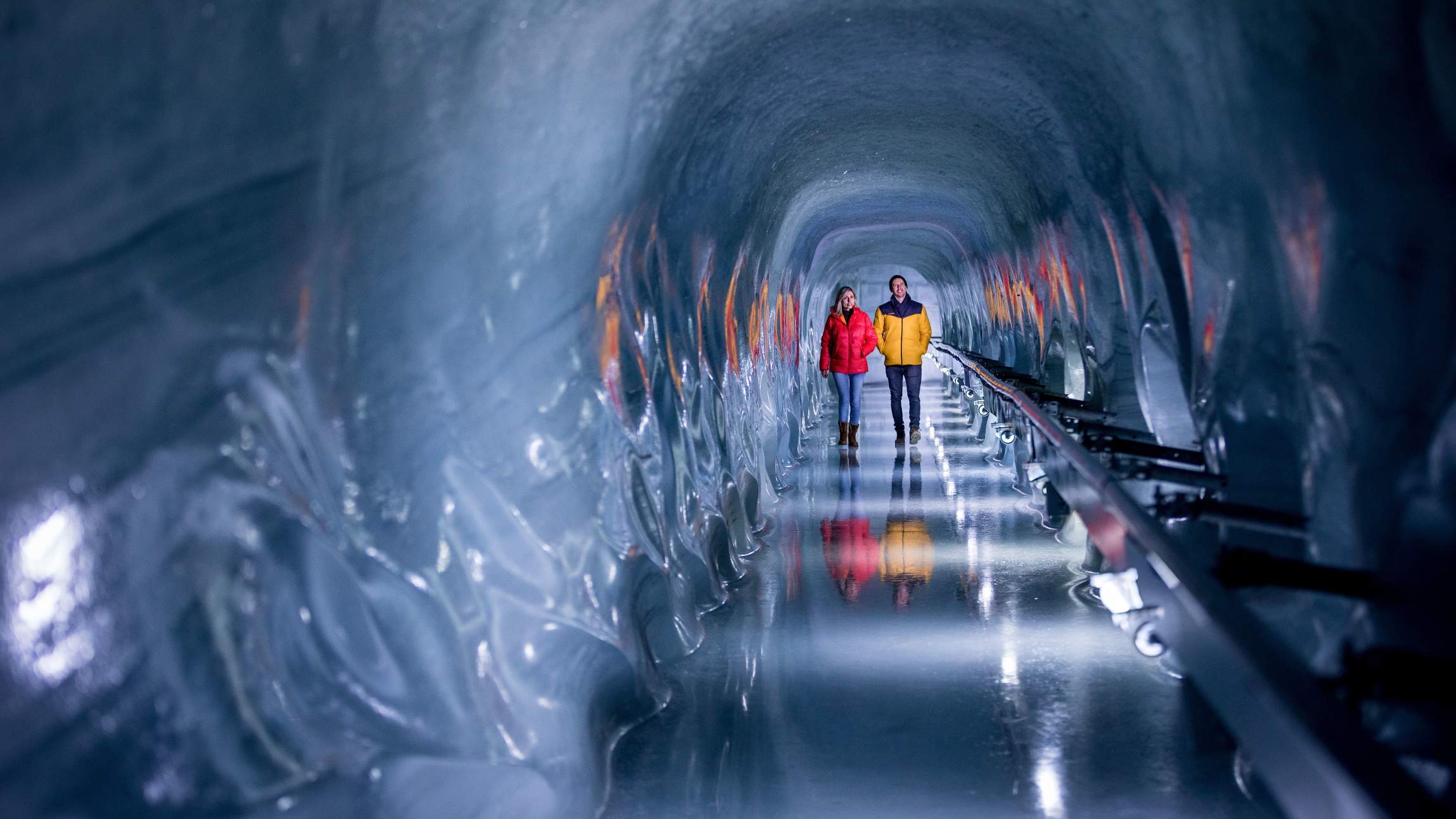 Jungfraubahnen, Jungfraujoch, Jungfraujoch-Top-of-Europe, Eispalast, Innenaufnahme