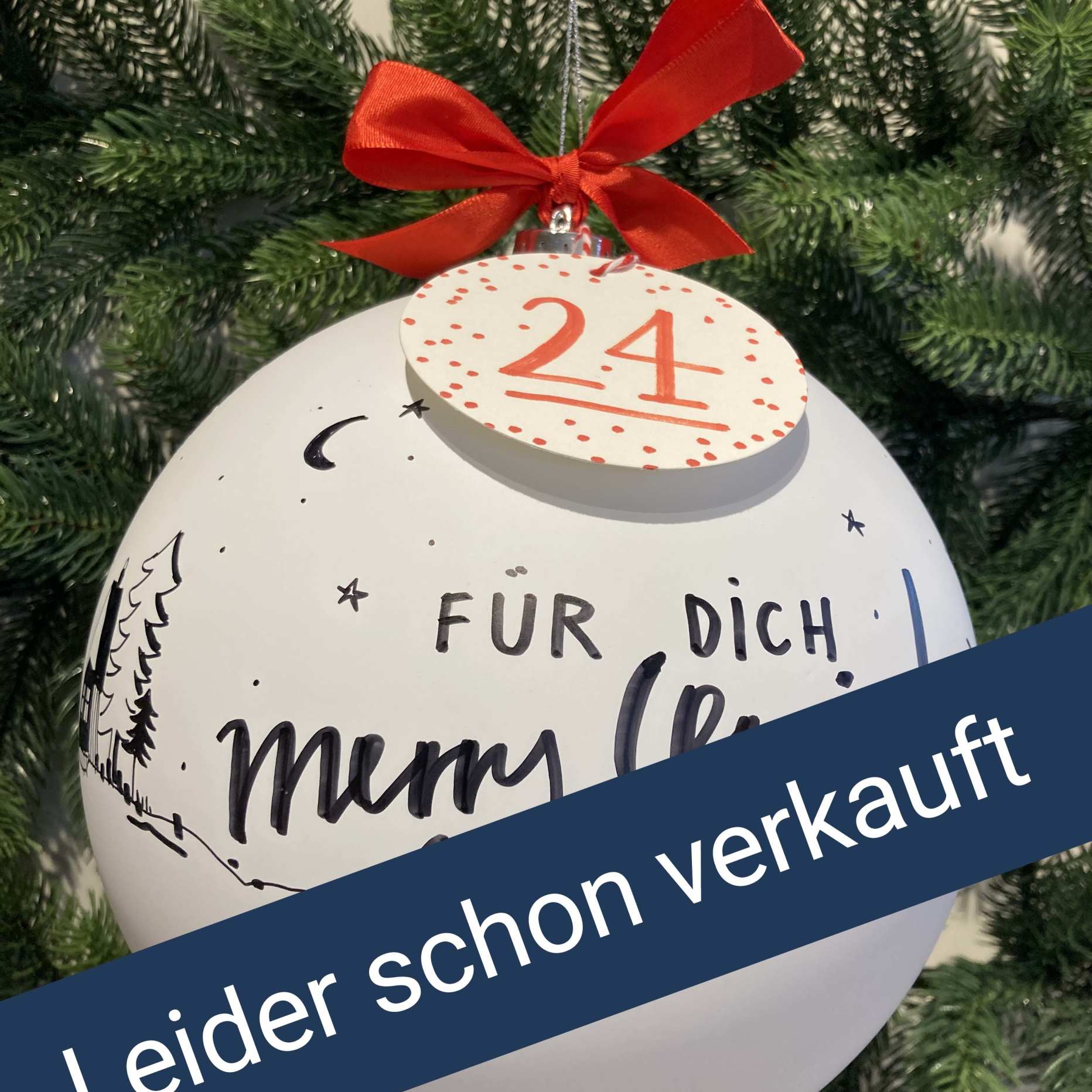 Jungfraubahnen Weihnachtskugel 24 verkauft