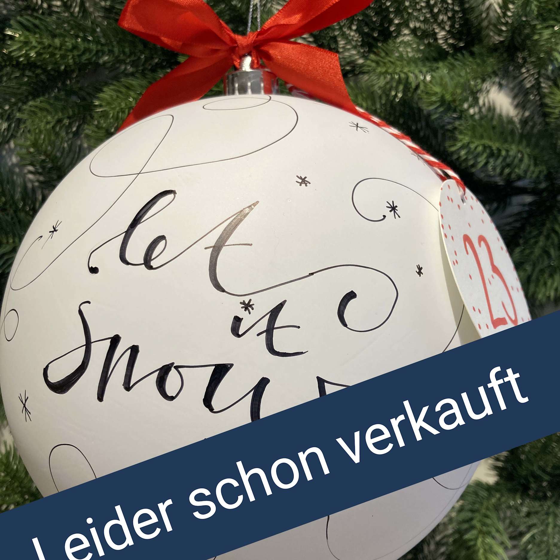 Jungfraubahnen Weihnachtskugel 23 verkauft