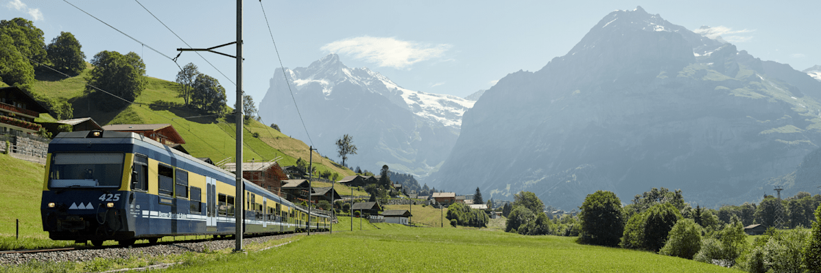 Berner oberland bahnen grindelwald wetterhorn maettenberg sommer