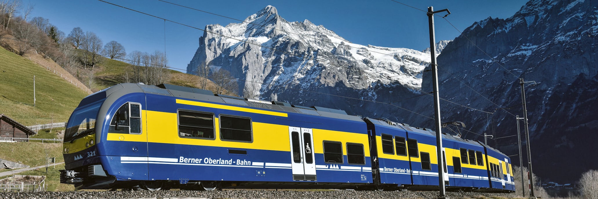 Berner oberlandbahn wetterhorn sommer