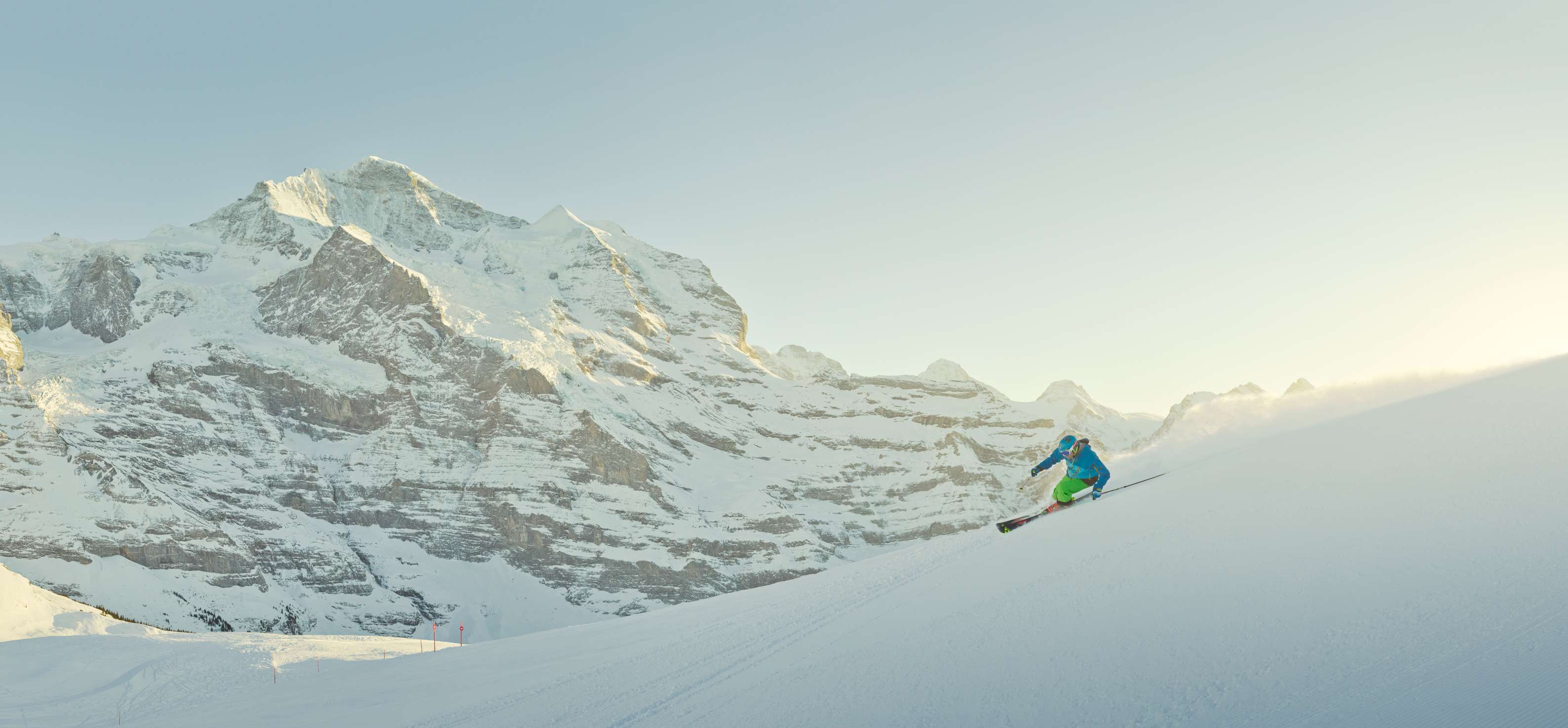 Skifahren Grindelwald Wengen Kleine Scheidegg Maennlichen