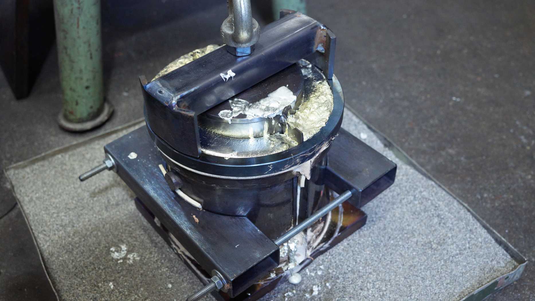 Schynige Platte Bahn Revision Rollmaterial Gussform Weissblech