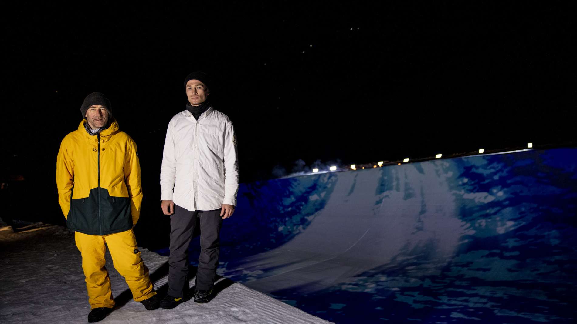 Gian Simmen links und Iouri Podladtchikov rechts 