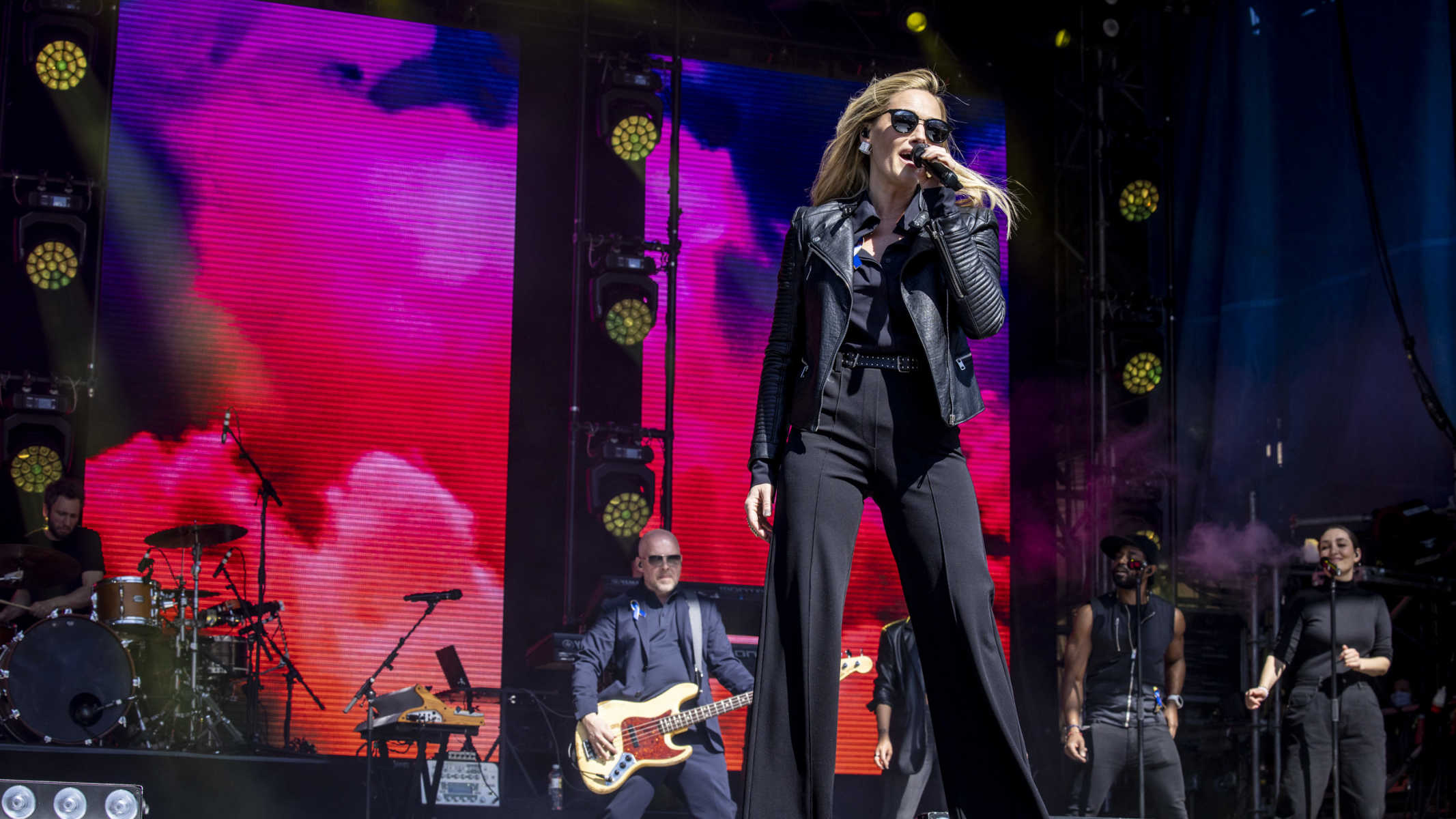 Helene Fischer und Band am 23 SnowpenAir