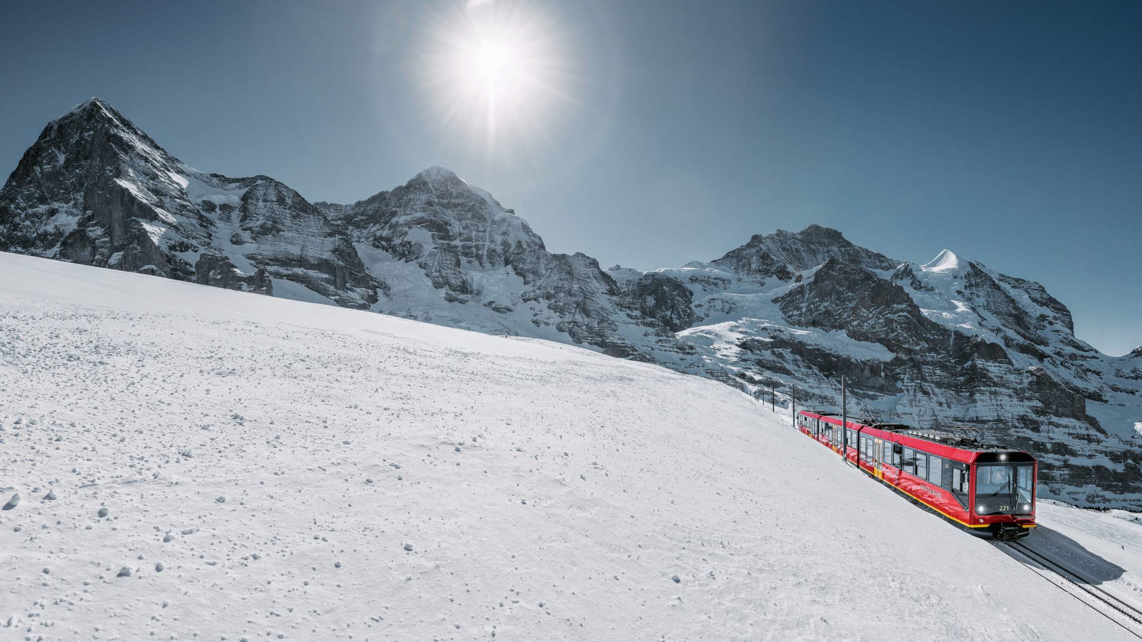 Jungfraubahn Eiger Moench Jungfrau