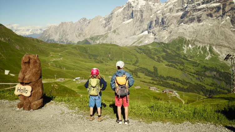 Grindelwald First Murmeltier Lehrpfad Kinder