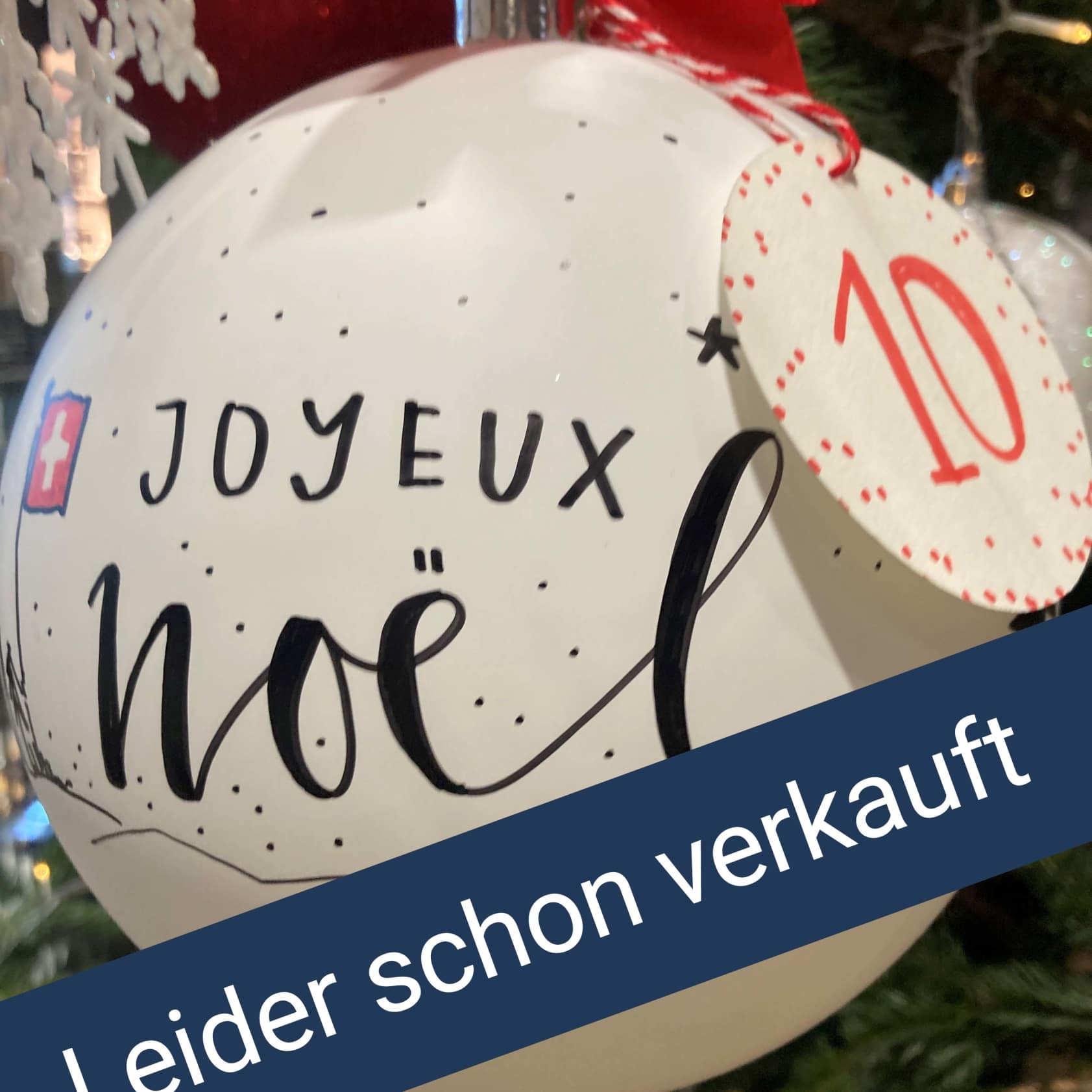Jungfraubahnen Weihnachtskugel 10 neu verkauft