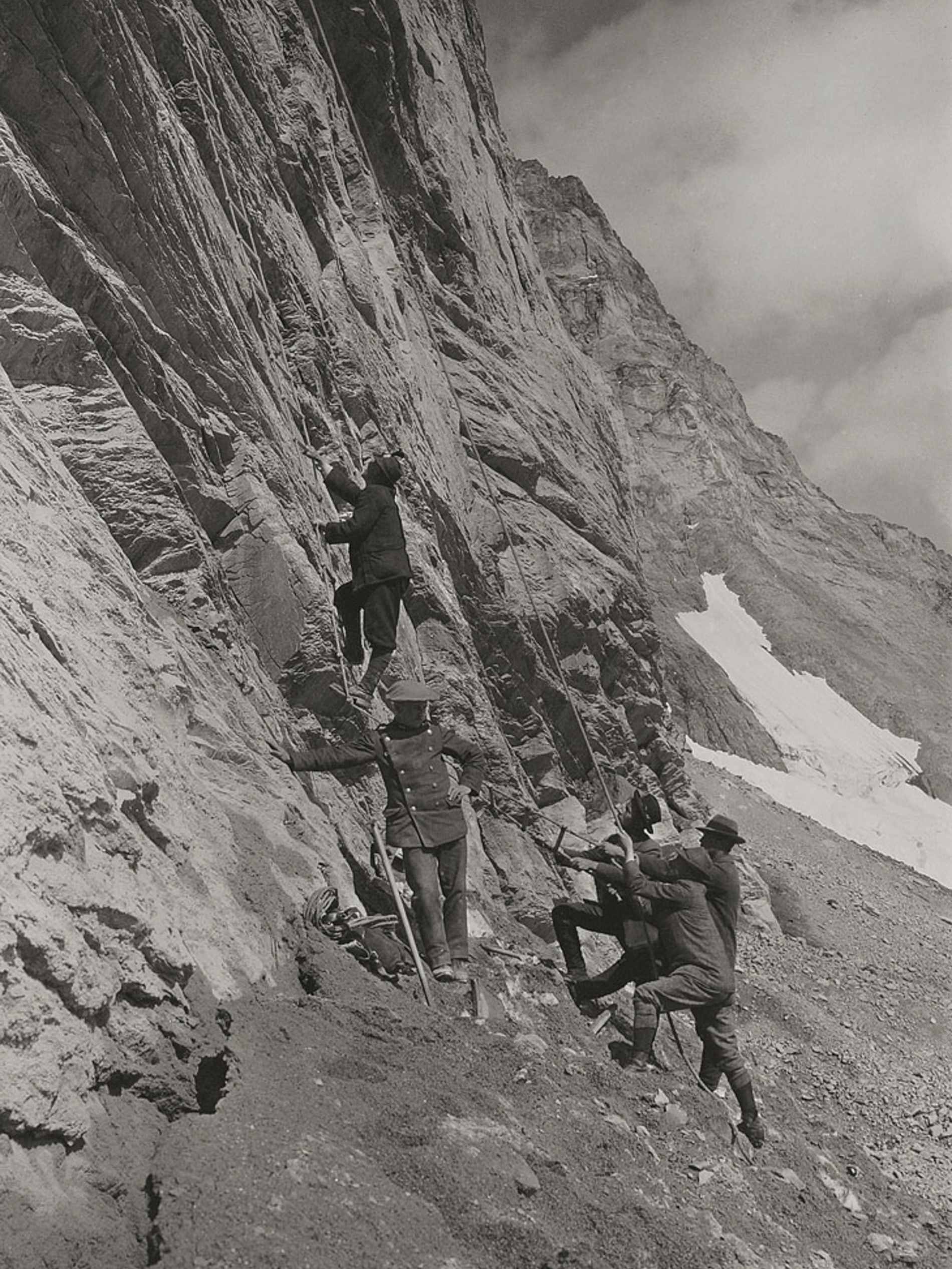 Bau der Jungfraubahn07